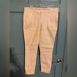 Gap pink animal printed Khakis size 4